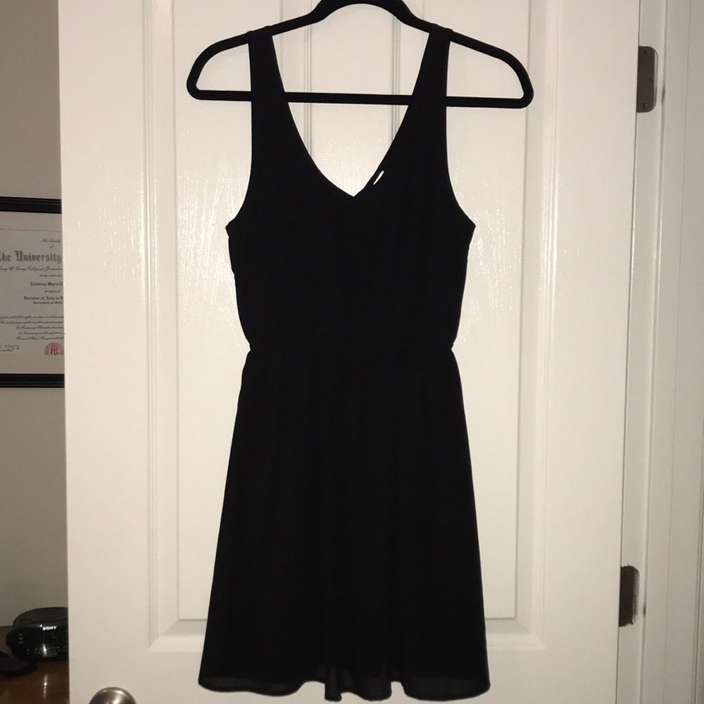 Sheer black dress